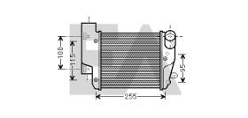 ElectroAuto 36A02043 - INTERCOOLER->APLICACION ORIGINAL AU