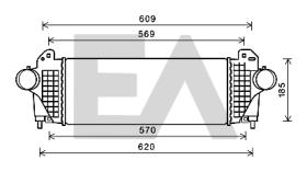 ElectroAuto 36A03006 - INTERCOOLER->APLICACION ORIGINAL AL