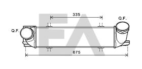 ElectroAuto 36A07013 - INTERCOOLER->APLICACION ORIGINAL BM