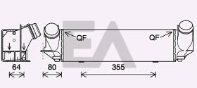 ElectroAuto 36A07022 - INTERCOOLER->APLICACION ORIGINAL BM