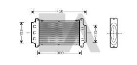 ElectroAuto 36A07025 - INTERCOOLER->APLICACION ORIGINAL MI