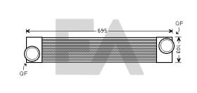 ElectroAuto 36A07028 - INTERCOOLER->APLICACION ORIGINAL BM
