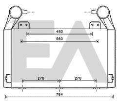 ElectroAuto 36A09001 - INTERCOOLER->APLICACION ORIGINAL CL