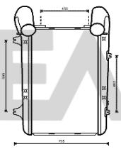 ElectroAuto 36A16004 - INTERCOOLER->APLICACION ORIGINAL DA