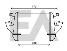 ElectroAuto 36A18002 - INTERCOOLER->APLICACION ORIGINAL NI