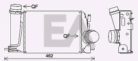 ElectroAuto 36A18006 - INTERCOOLER->APLICACION ORIGINAL NI