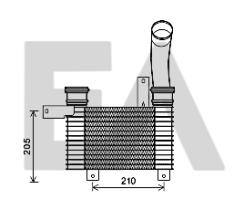 ElectroAuto 36A20003 - INTERCOOLER->APLICACION ORIGINAL SS