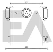 ElectroAuto 36A21004 - INTERCOOLER->APLICACION ORIGINAL SA