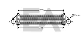 ElectroAuto 36A22001 - INTERCOOLER->APLICACION ORIGINAL FO