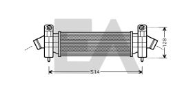 ElectroAuto 36A22010 - INTERCOOLER FORD