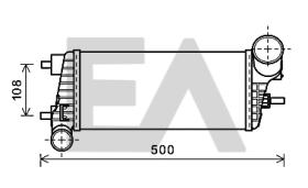 ElectroAuto 36A22016 - INTERCOOLER->APLICACION ORIGINAL FO