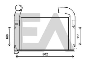 ElectroAuto 36A23002 - INTERCOOLER->APLICACION ORIGINAL FE