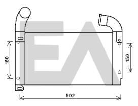 ElectroAuto 36A23003 - INTERCOOLER->APLICACION ORIGINAL FE