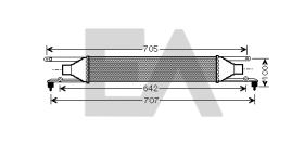  36A25006 - INTERCOOLER->APLICACION ORIGINAL FI