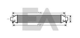 ElectroAuto 36A25010 - INTERCOOLER->APLICACION ORIGINAL FI