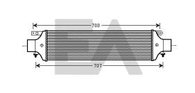 ElectroAuto 36A25027 - INTERCOOLER->APLICACION ORIGINAL CH