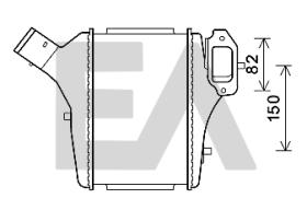 ElectroAuto 36A26001 - INTERCOOLER->APLICACION ORIGINAL HO