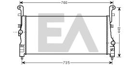ElectroAuto 36A28001 - INTERCOOLER->APLICACION ORIGINAL HY