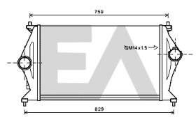 ElectroAuto 36A28012 - INTERCOOLER->APLICACION ORIGINAL HY