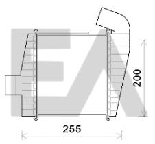 ElectroAuto 36A28015 - INTERCOOLER->APLICACION ORIGINAL HY