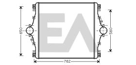  36A30008 - INTERCOOLER->APLICACION ORIGINAL IV