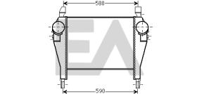 ElectroAuto 36A30015 - INTERCOOLER->APLICACION ORIGINAL IV