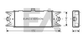 ElectroAuto 36A30020 - INTERCOOLER IVECO