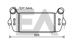 ElectroAuto 36A36005 - INTERCOOLER->APLICACION ORIGINAL KI