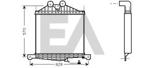 ElectroAuto 36A45005 - INTERCOOLER->APLICACION ORIGINAL ME