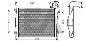ElectroAuto 36A45006 - INTERCOOLER->APLICACION ORIGINAL ME