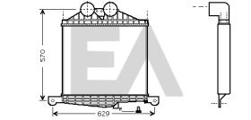 ElectroAuto 36A45009 - INTERCOOLER->APLICACION ORIGINAL ME