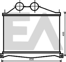 ElectroAuto 36A45018 - INTERCOOLER->APLICACION ORIGINAL ME