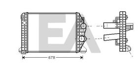 ElectroAuto 36A45020 - INTERCOOLER->APLICACION ORIGINAL ME