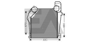 ElectroAuto 36A45021 - INTERCOOLER->APLICACION ORIGINAL ME