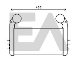 ElectroAuto 36A46001 - INTERCOOLER->APLICACION ORIGINAL MA