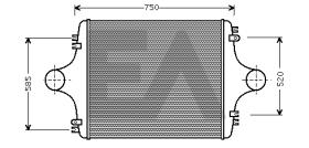 ElectroAuto 36A47005 - INTERCOOLER->APLICACION ORIGINAL MA