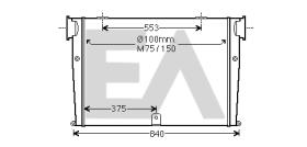 ElectroAuto 36A47015 - INTERCOOLER->APLICACION ORIGINAL MA