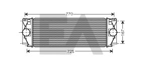 ElectroAuto 36A50006 - INTERCOOLER->APLICACION ORIGINAL ME