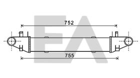  36A50030 - INTERCOOLER->APLICACION ORIGINAL ME