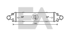  36A50032 - INTERCOOLER MERCEDES BENZ