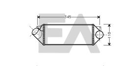 ElectroAuto 36A54003 - INTERCOOLER->APLICACION ORIGINAL OP