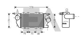 ElectroAuto 36A54005 - INTERCOOLER->APLICACION ORIGINAL OP