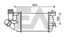 ElectroAuto 36A54011 - INTERCOOLER VAUXHALL