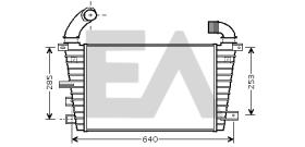 ElectroAuto 36A54012 - INTERCOOLER->APLICACION ORIGINAL OP