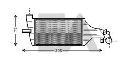 ElectroAuto 36A54022 - INTERCOOLER VAUXHALL