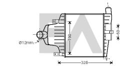 ElectroAuto 36A54026 - INTERCOOLER->APLICACION ORIGINAL OP