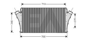 ElectroAuto 36A54032 - INTERCOOLER VAUXHALL