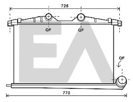 ElectroAuto 36A55005 - INTERCOOLER->APLICACION ORIGINAL CI