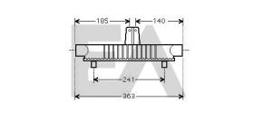 ElectroAuto 36A55008 - INTERCOOLER->APLICACION ORIGINAL CI