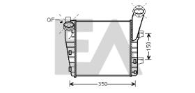 ElectroAuto 36A58004 - INTERCOOLER->APLICACION ORIGINAL PO